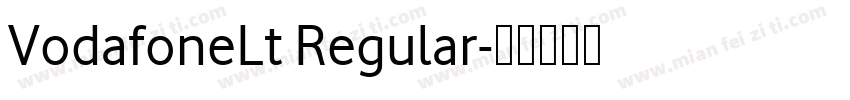 VodafoneLt Regular字体转换